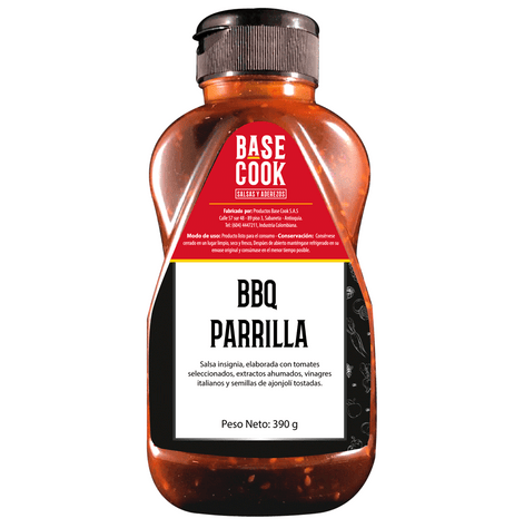 Salsa Parrilla BBQ - Base Cook 398 gramos