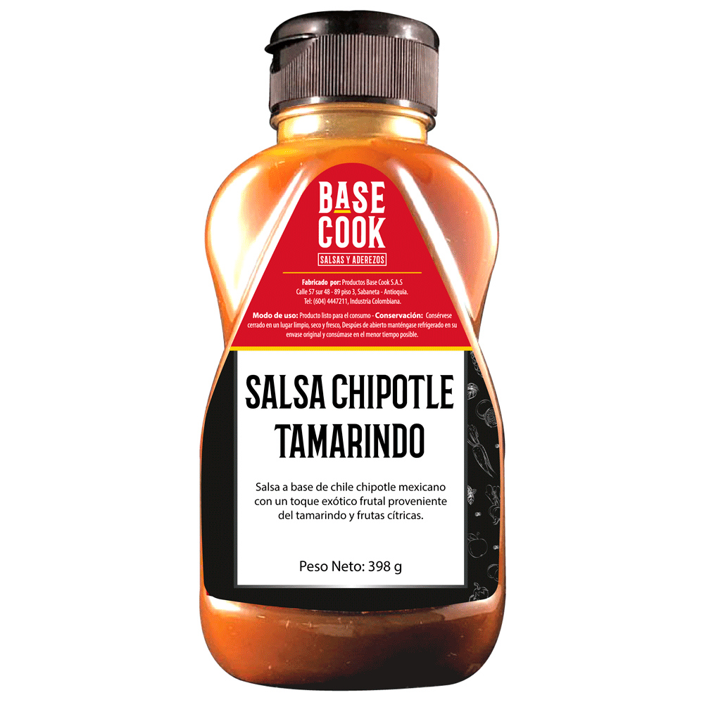 Salsa Chipotle Tamarindo - Base Cook 398 gramos