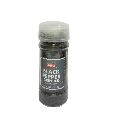 Pimienta negra con molino Badia