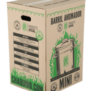 Ahumador de nacional Chaquiro en acero inoxidable  con termómetro de precisión para asados y carnes ahumadas.