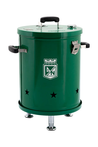  Ahumador de nacional Chaquiro en lamina de hierro  con termómetro de precisión para asados y carnes ahumadas.