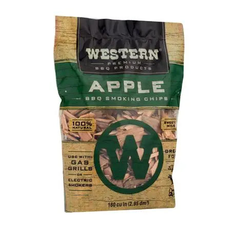 astillas de manzana western para ahumar