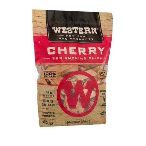 astillas de cerezo para ahumar las carnes en el barril