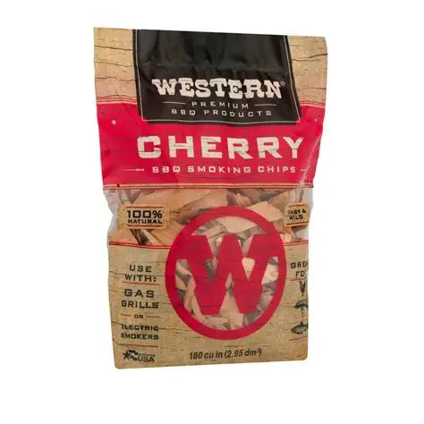 astillas de cerezo para ahumar las carnes en el barril