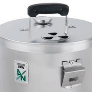  Ahumador de nacional Chaquiro en acero inoxidable  con termómetro de precisión para asados y carnes ahumadas.