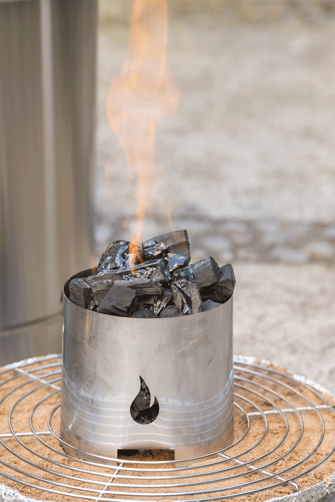 carbon pára hacer tus asados en el ahumador 