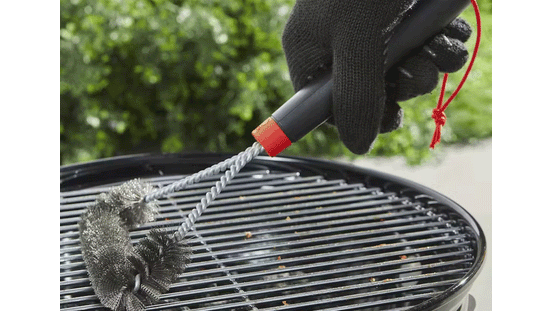 cepillo de 3 lados para limpiar asadores 