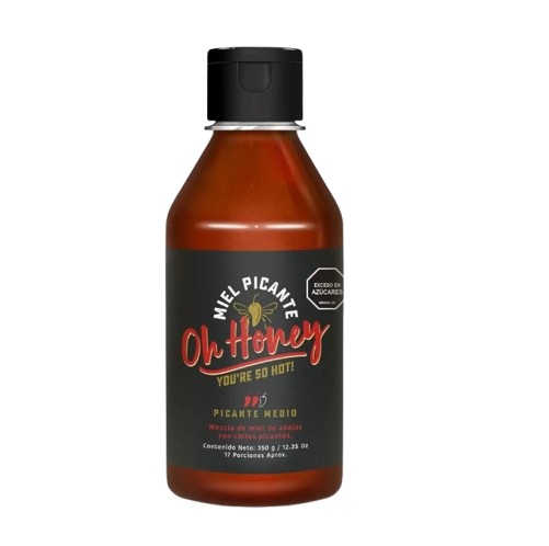 Miel picante medio OH HONEY 350 ML