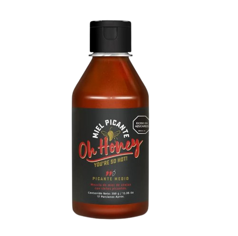 Miel picante medio OH HONEY 350 ML