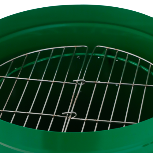 Ahumador edicion especial atletico nacional Chaquiro en lámina de hierro con termómetro de precisión para asados y carnes ahumadas