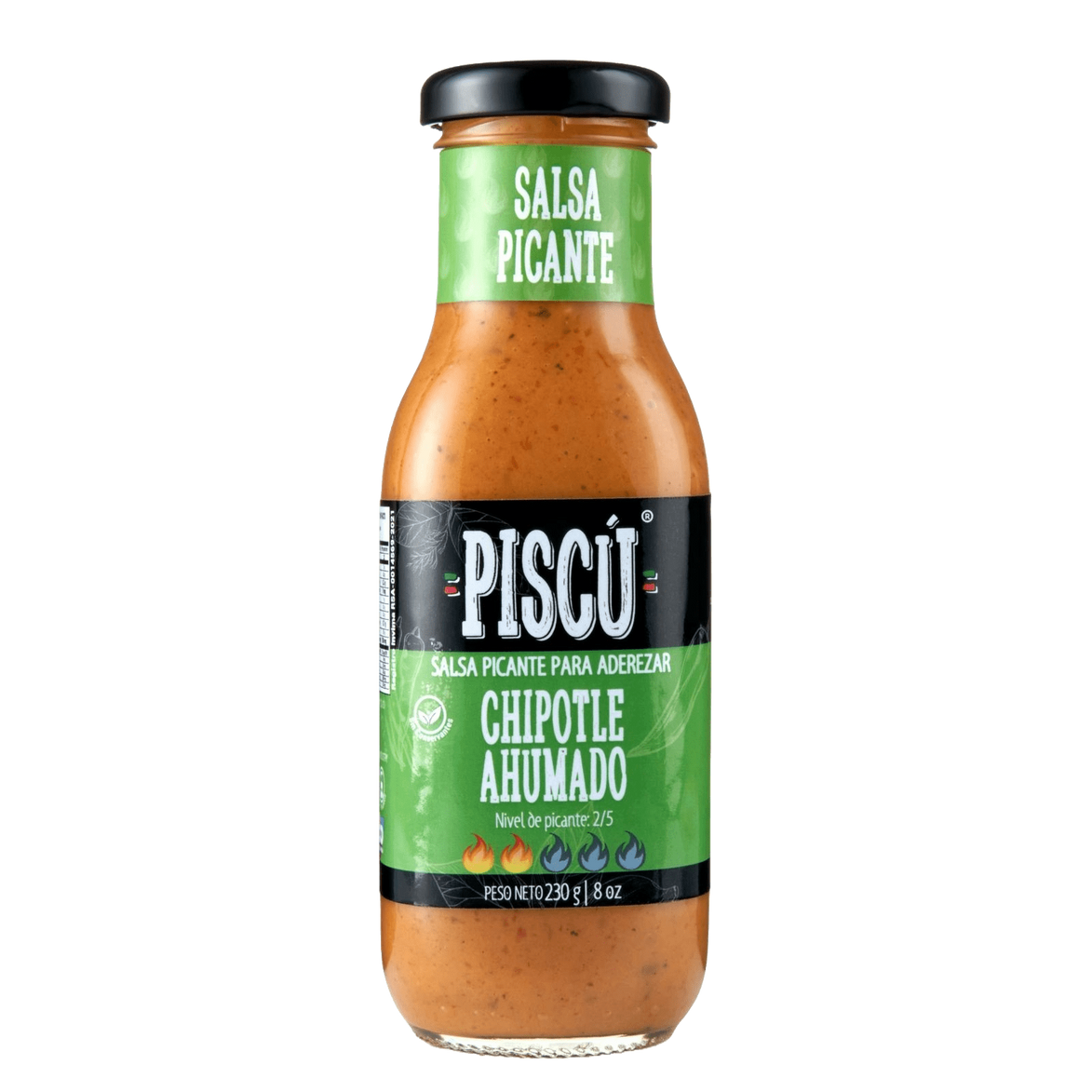 Salsa Picante Piscú Chipotle Ahumado