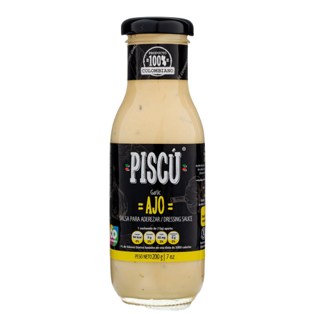 Salsa Piscú de Ajo Cremoso Gourmet