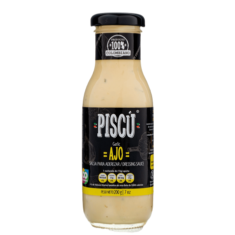 Salsa Piscú de Ajo Cremoso Gourmet