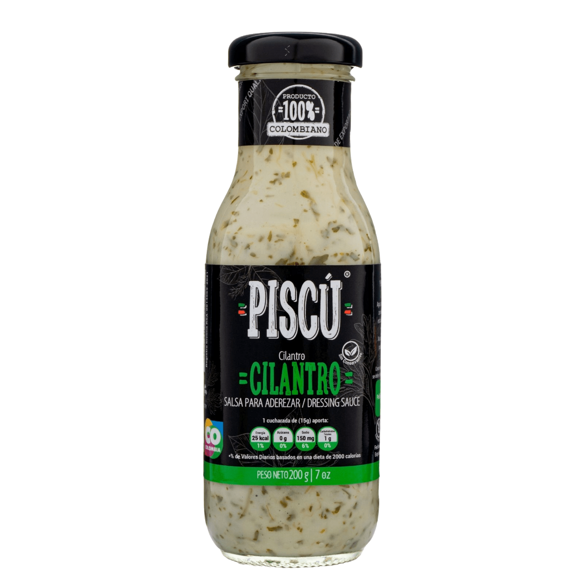 Salsa Piscú de Cilantro Gourmet