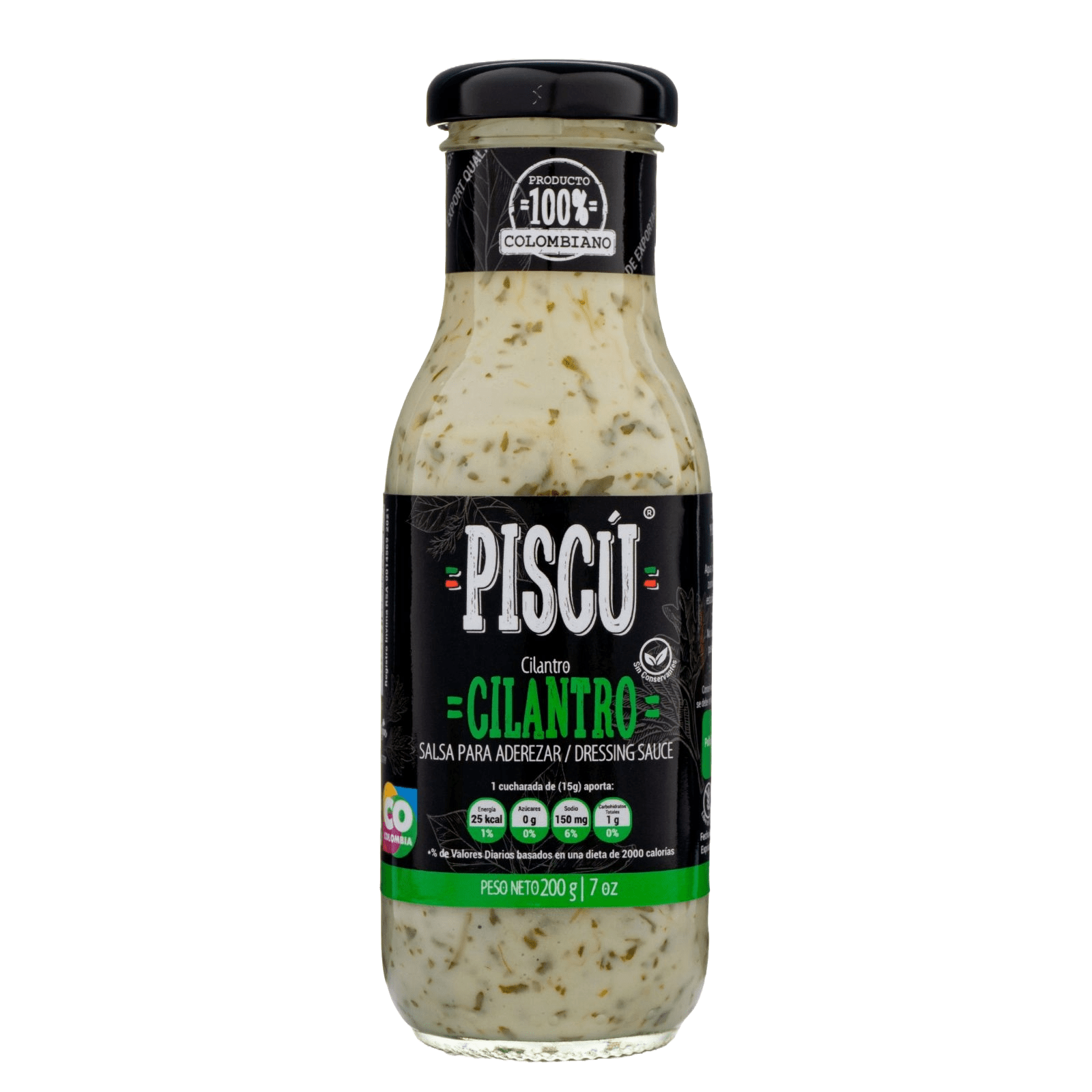 Salsa Piscú de Cilantro Gourmet