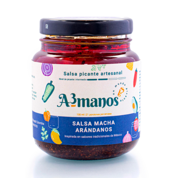 Salsa arándanos -  A3 manos