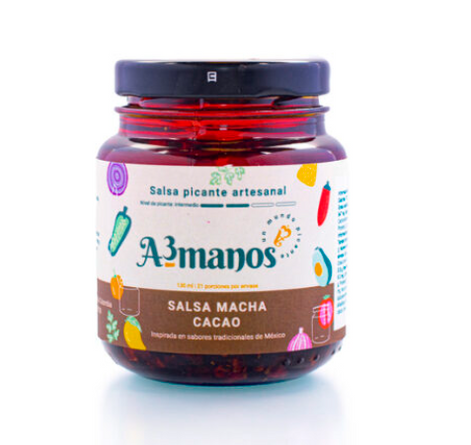 Salsa de macha cacao-  A3 manos