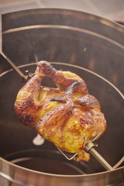 BARRIL AHUMADOR CON ROSTIZADOR PARA POLLO - Imagen 11