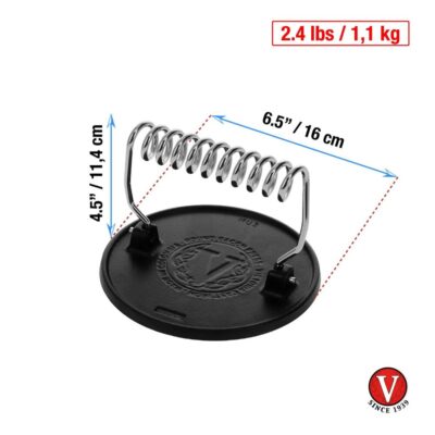 PRENSA PARA HAMBURGUESAS 16.5 CM - Imagen 2